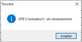 Mensaje de éxito